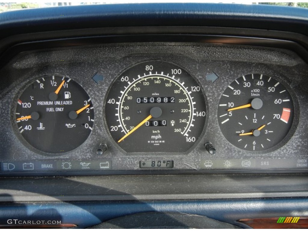1993 Mercedes-Benz E Class 300 CE Cabriolet Gauges Photos