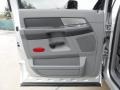 2009 Dodge Ram 2500 Medium Slate Gray Interior Door Panel Photo