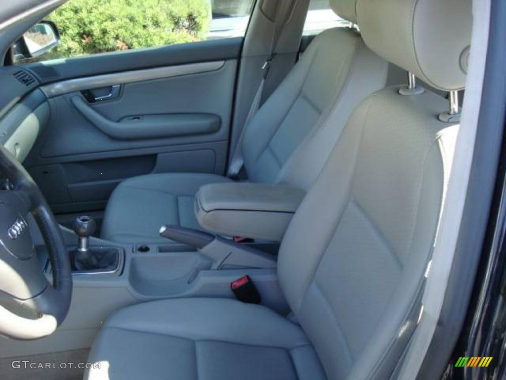 2002 A4 1.8T quattro Sedan - Ming Blue Pearl Effect / Grey photo #8