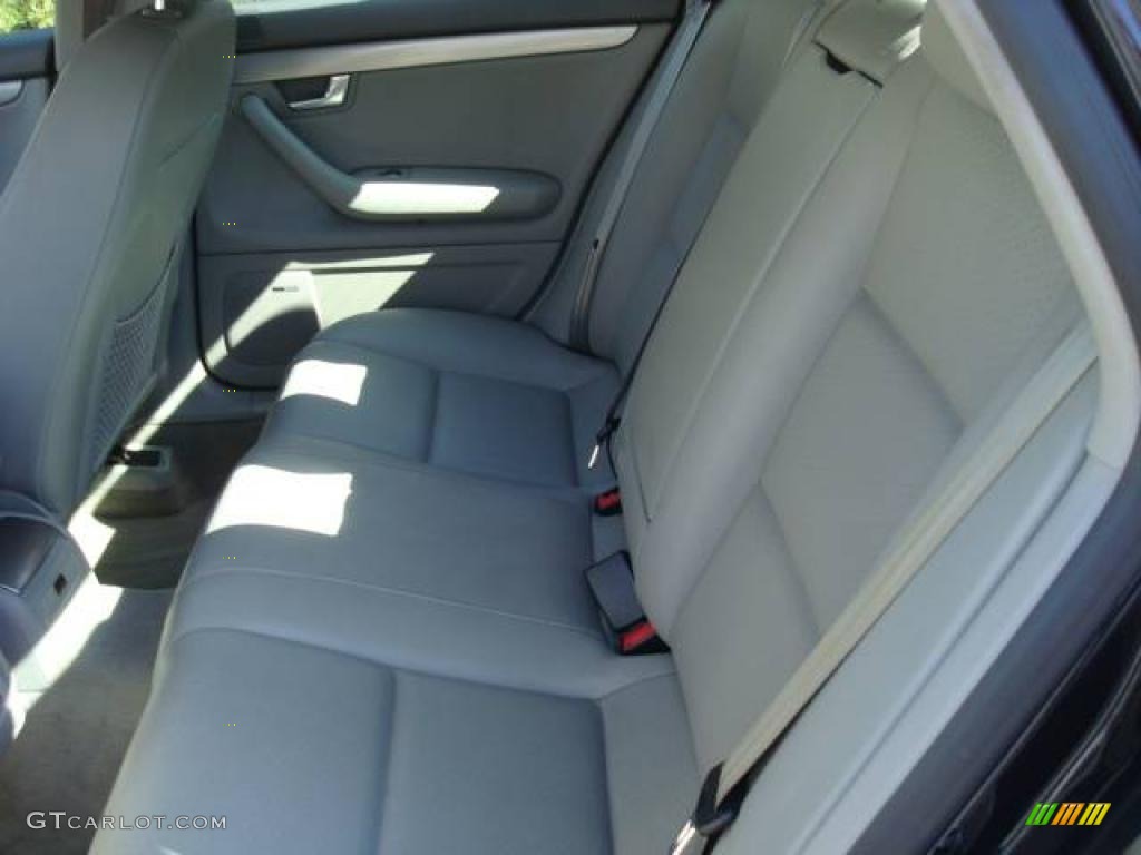2002 A4 1.8T quattro Sedan - Ming Blue Pearl Effect / Grey photo #9