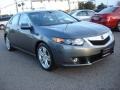 2010 Polished Metal Metallic Acura TSX V6 Sedan  photo #8