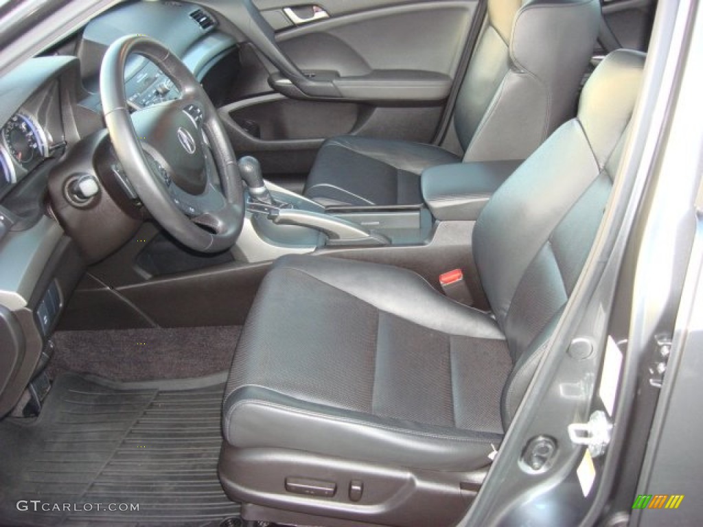 2010 TSX V6 Sedan - Polished Metal Metallic / Ebony photo #10