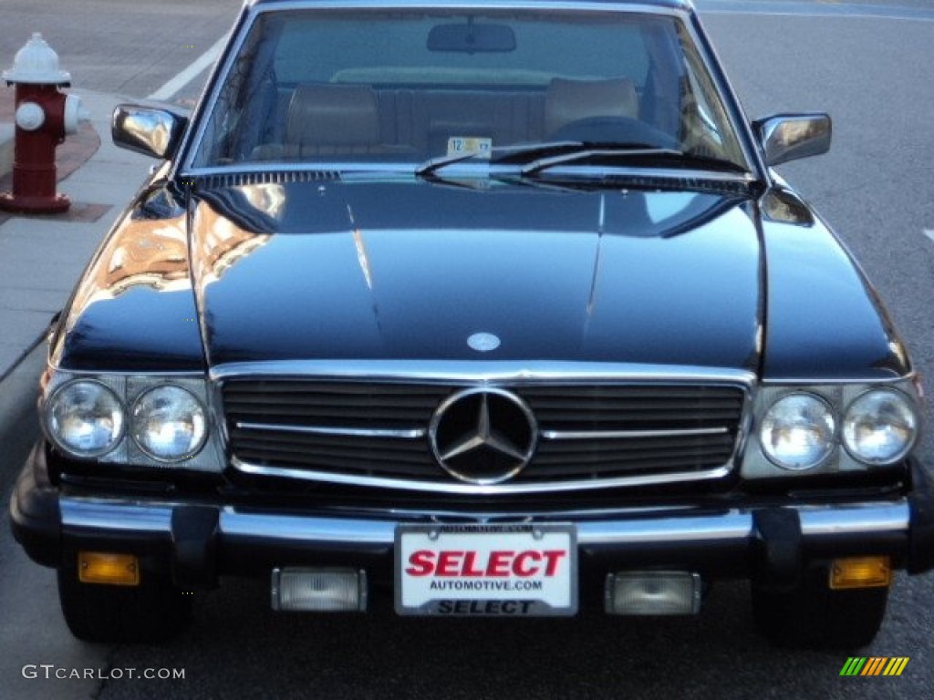 1981 SL Class 380 SLC Coupe - Black / Palomino photo #2