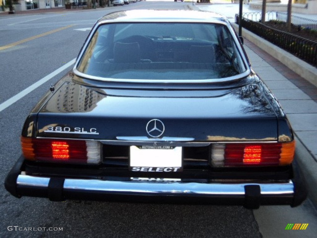 1981 SL Class 380 SLC Coupe - Black / Palomino photo #5