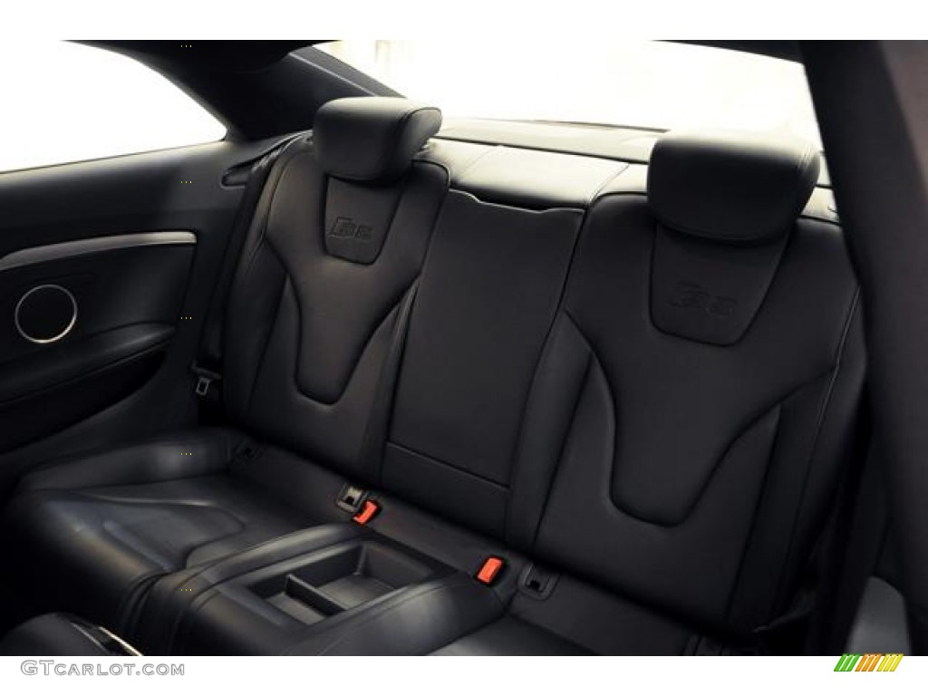 Black Silk Nappa Leather Interior 2009 Audi S5 4.2 quattro Photo #59770148