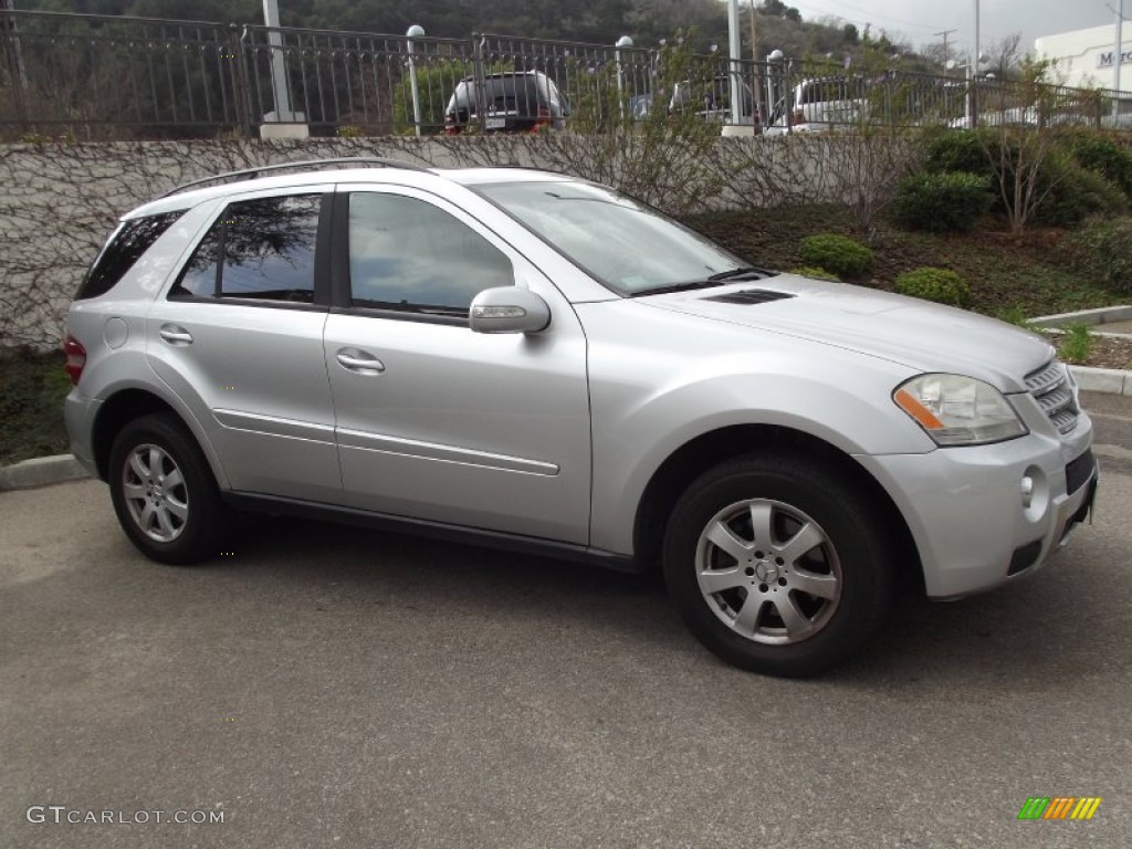 Iridium Silver Metallic 2006 Mercedes-Benz ML 350 4Matic Exterior Photo #59771228