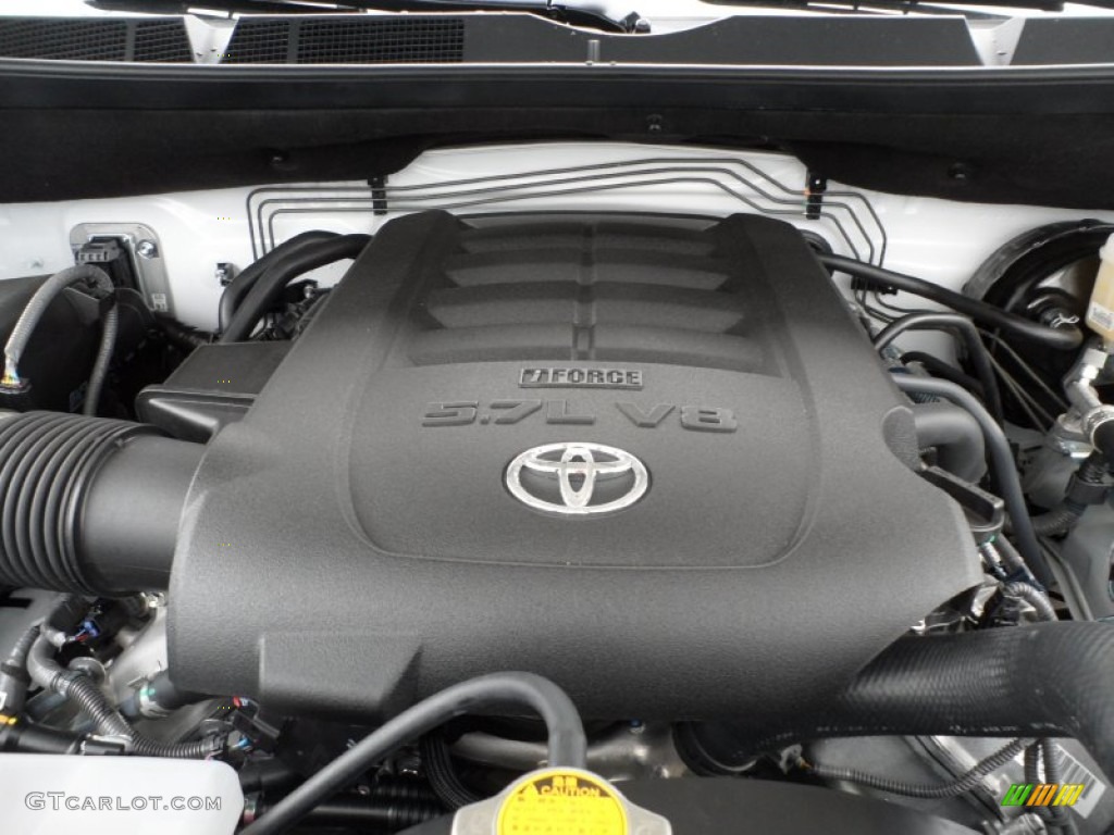 2012 Toyota Tundra SR5 Double Cab 4x4 5.7 Liter Flex-Fuel DOHC 32-Valve Dual VVT-i V8 Engine Photo #59771384