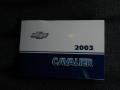 2003 Ultra Silver Metallic Chevrolet Cavalier Sedan  photo #23