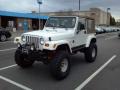 1998 Stone White Jeep Wrangler Sahara 4x4  photo #1