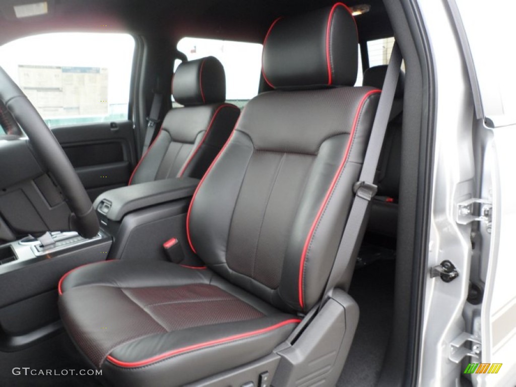 FX Sport Appearance Black/Red Interior 2012 Ford F150 FX4 SuperCrew 4x4 Photo #59772749