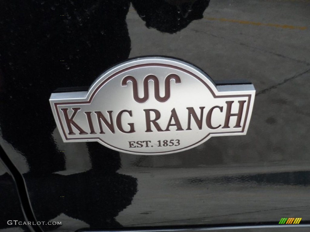 2012 F250 Super Duty King Ranch Crew Cab 4x4 - Tuxedo Black Metallic / Chaparral Leather photo #14