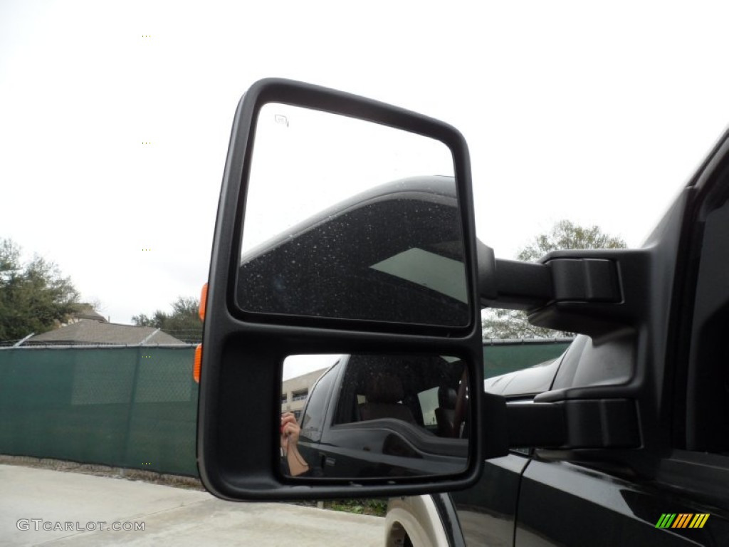2012 F250 Super Duty King Ranch Crew Cab 4x4 - Tuxedo Black Metallic / Chaparral Leather photo #16