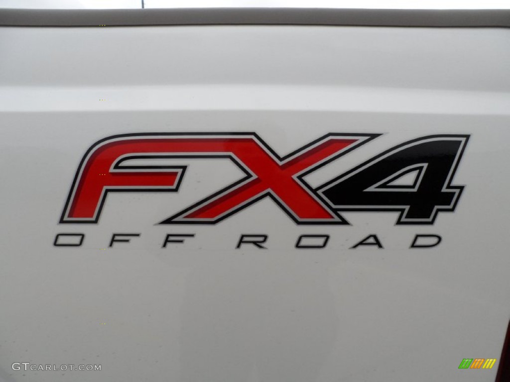 2012 F250 Super Duty King Ranch Crew Cab 4x4 - White Platinum Metallic Tri-Coat / Chaparral Leather photo #19