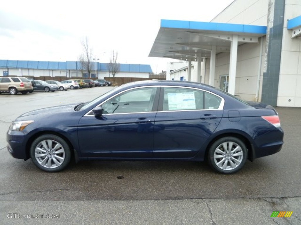 2012 Accord EX Sedan - Royal Blue Pearl / Gray photo #2