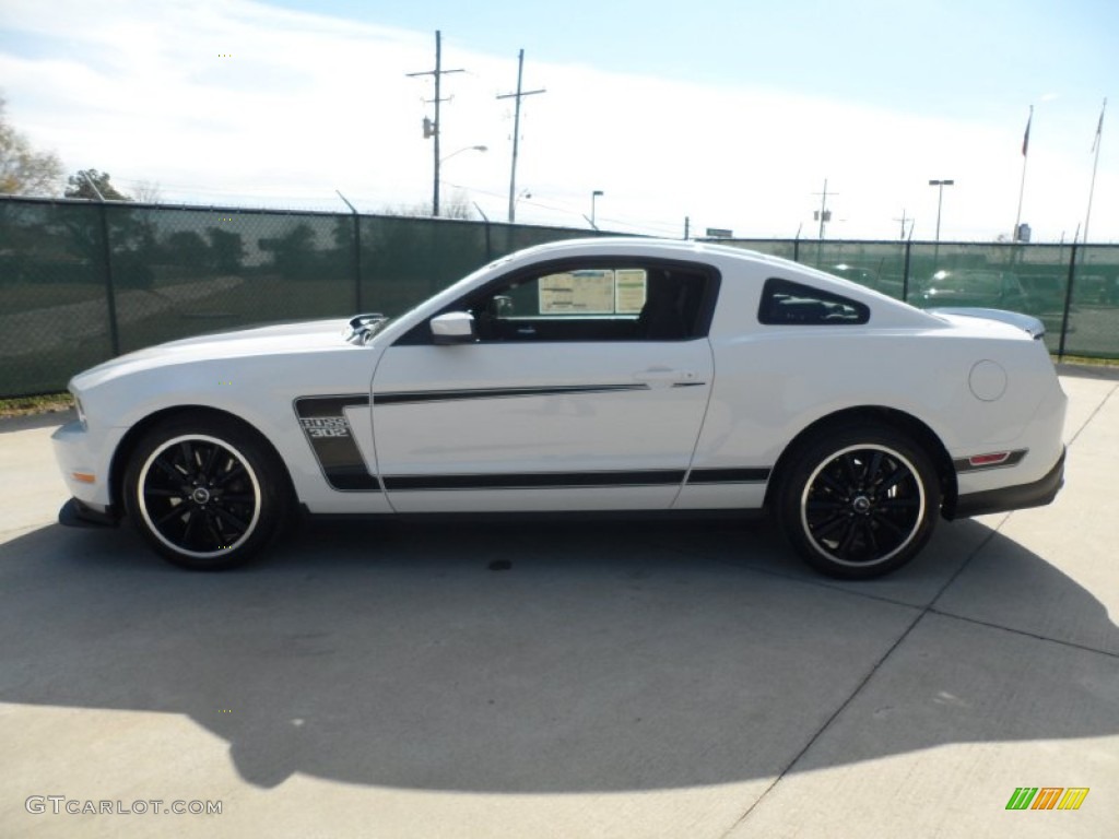 Performance White 2012 Ford Mustang Boss 302 Exterior Photo #59773694