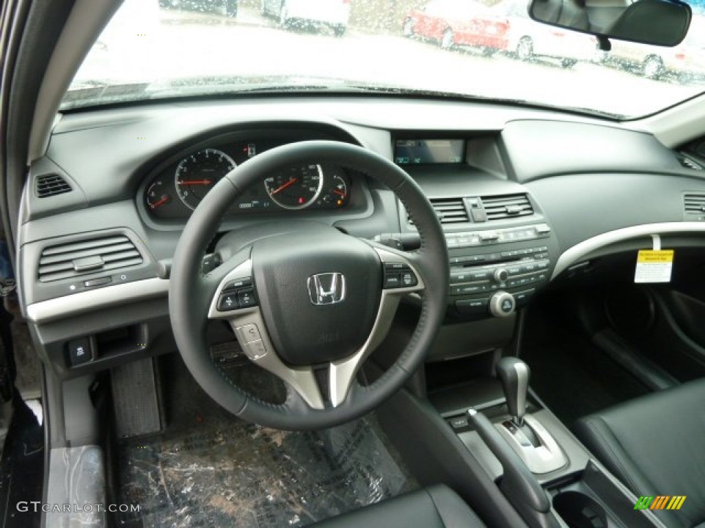 2012 Honda Accord EX-L V6 Coupe Black Dashboard Photo #59773797