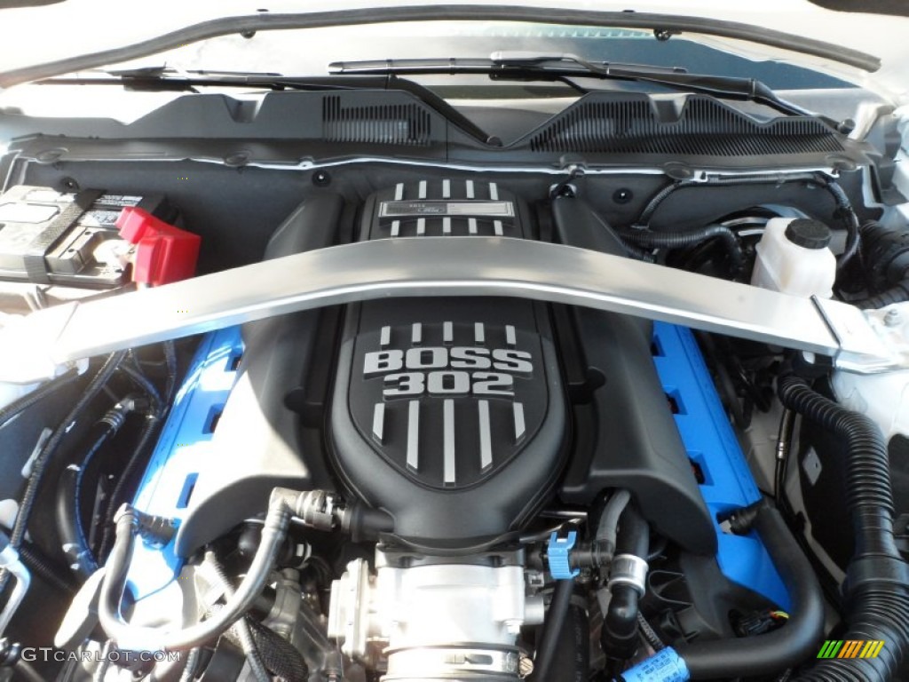 2012 Ford Mustang Boss 302 5.0 Liter Hi-Po DOHC 32-Valve Ti-VCT V8 Engine Photo #59773817