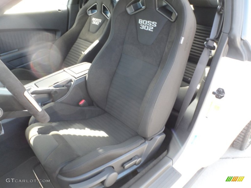 Charcoal Black Recaro Sport Seats Interior 2012 Ford Mustang Boss 302 Photo #59773862