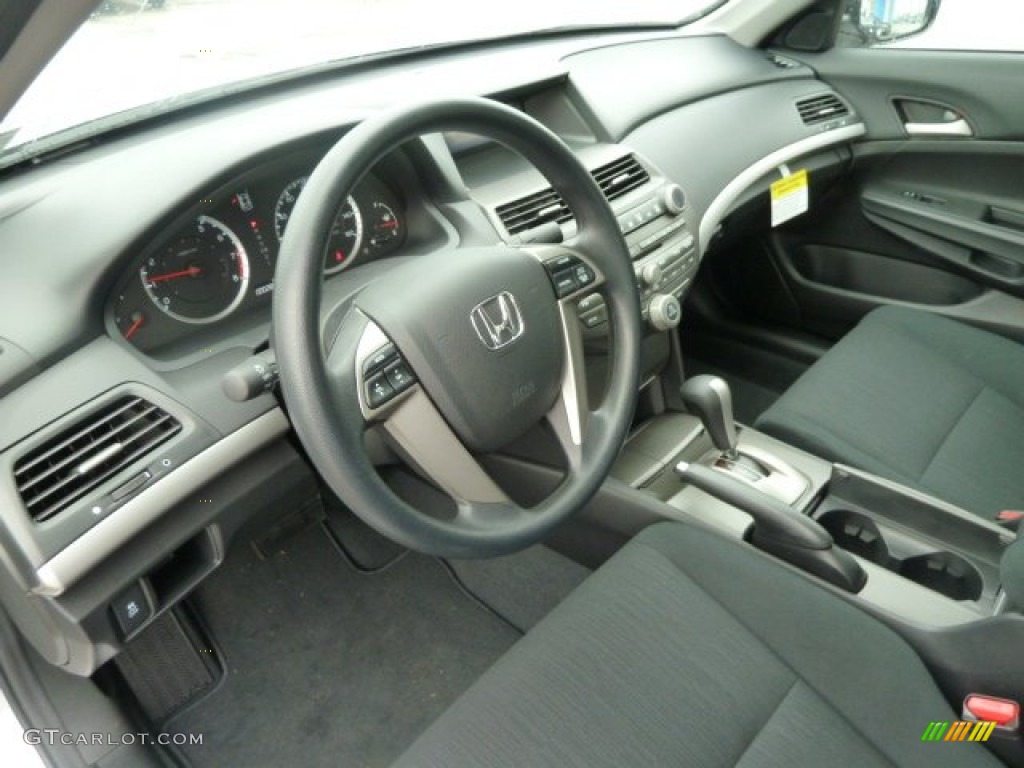 2012 Honda Accord LX Sedan Black Dashboard Photo #59774315