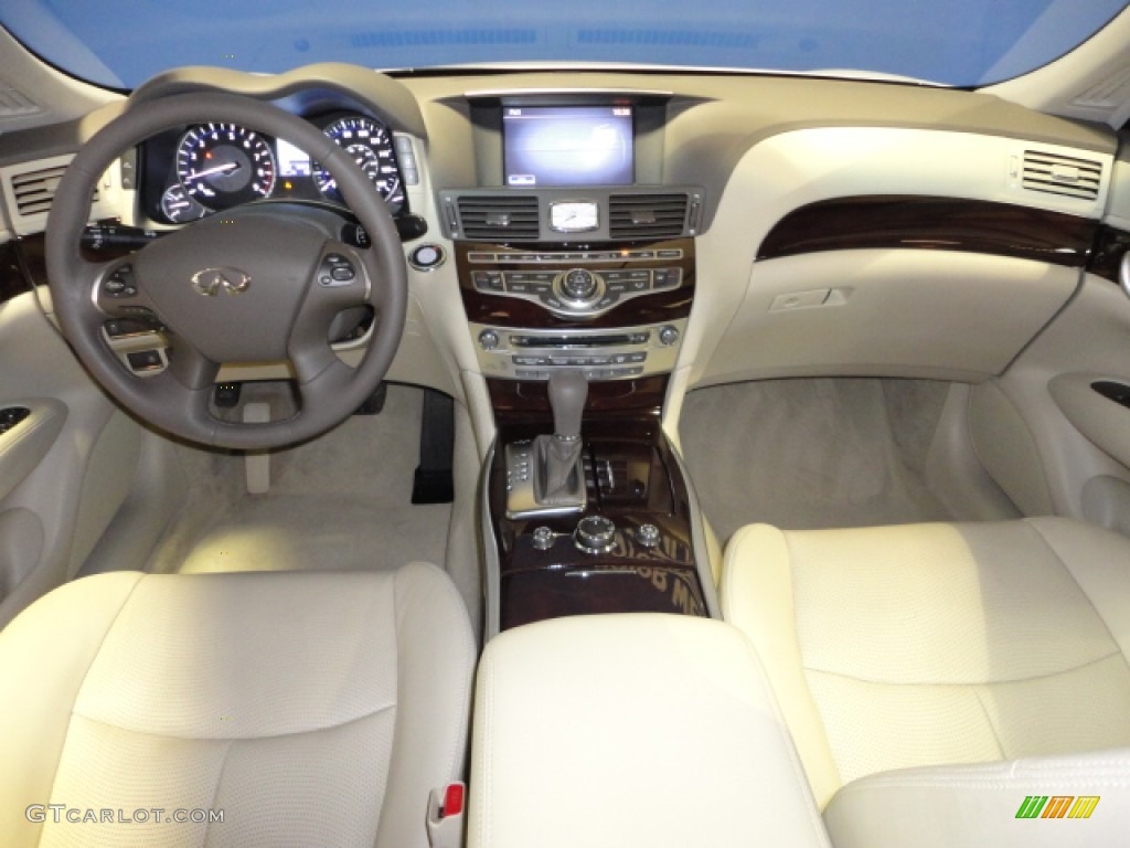 2011 Infiniti M 37x AWD Sedan Wheat Dashboard Photo #59774336