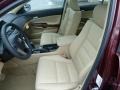 Ivory 2012 Honda Accord EX-L Sedan Interior Color