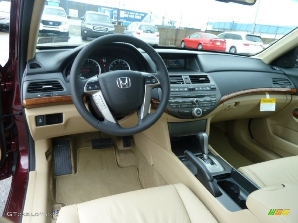 2012 Honda Accord EX-L Sedan Ivory Dashboard Photo #59774459