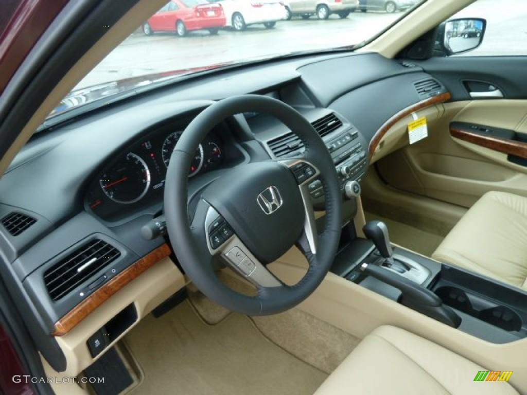 Ivory Interior 2012 Honda Accord EX-L Sedan Photo #59774486