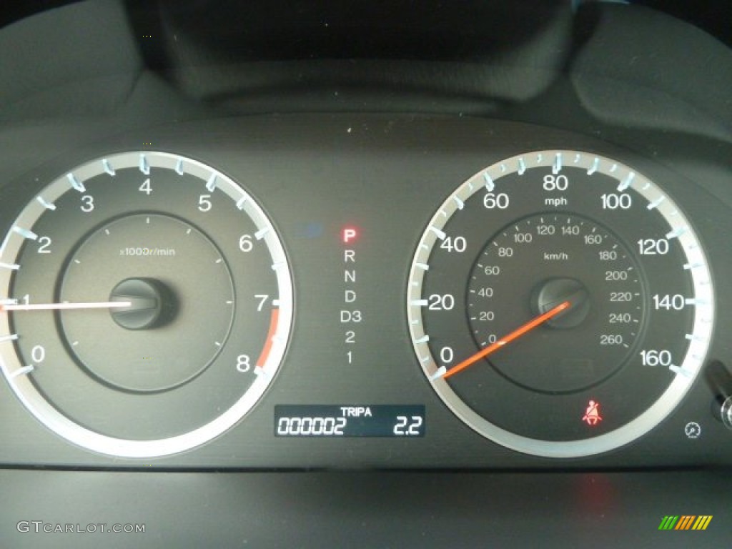 2012 Honda Accord EX-L Sedan Gauges Photo #59774522