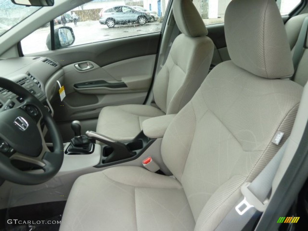 Gray Interior 2012 Honda Civic LX Sedan Photo #59774960