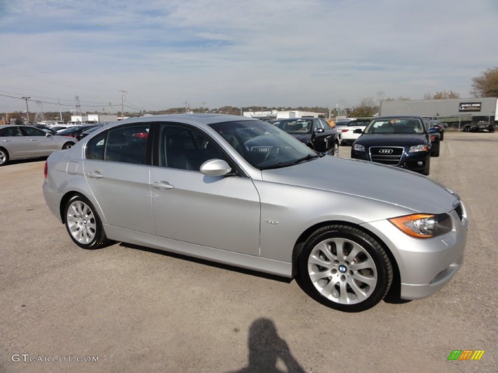 Titanium Silver Metallic 2008 BMW 3 Series 335i Sedan Exterior Photo #59775344