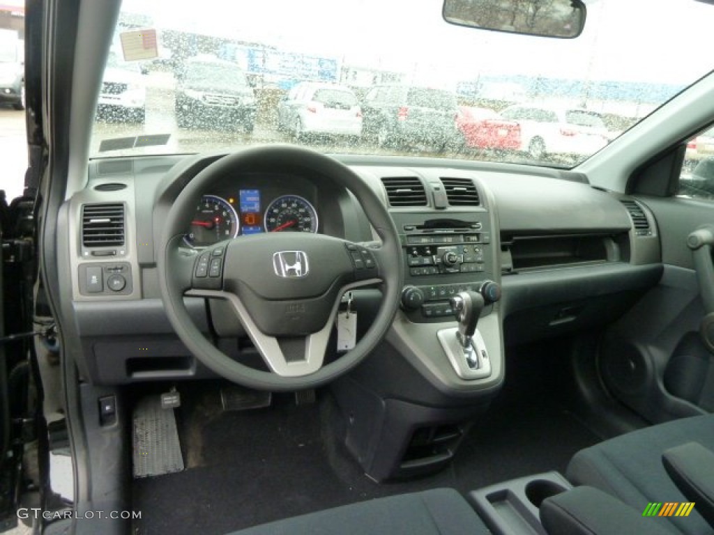 2011 Honda CR-V EX 4WD Black Dashboard Photo #59775788