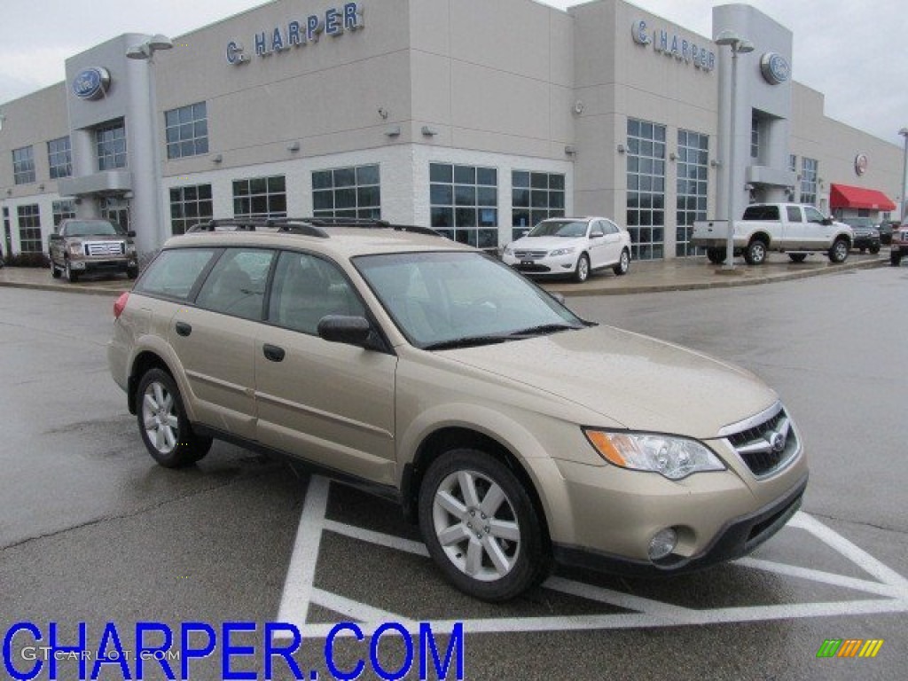 2009 Outback 2.5i Special Edition Wagon - Harvest Gold Metallic / Warm Ivory photo #1