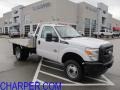 Oxford White 2012 Ford F350 Super Duty XL Regular Cab 4x4 Chassis