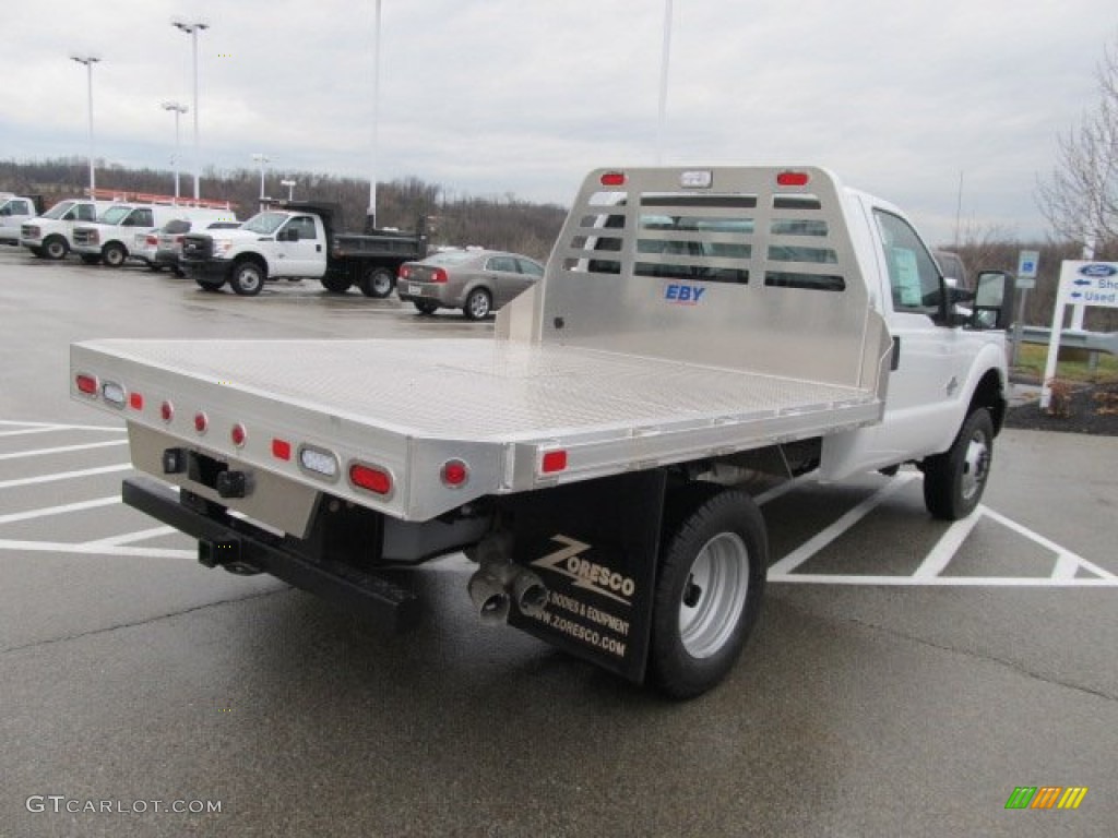 2012 F350 Super Duty XL Regular Cab 4x4 Chassis - Oxford White / Steel photo #14