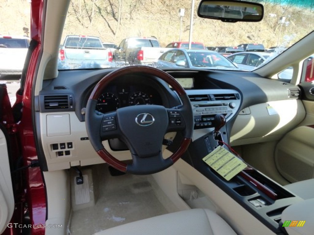 2012 Lexus RX 350 AWD Parchment Dashboard Photo #59776865