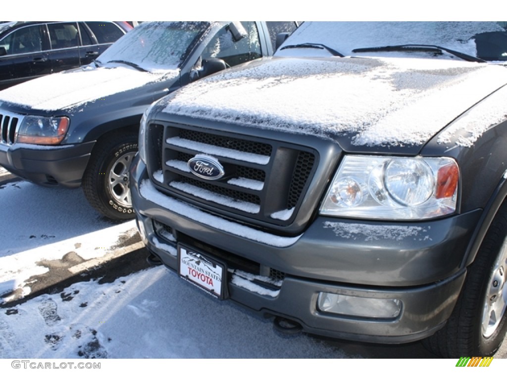 2004 F150 FX4 SuperCrew 4x4 - Dark Shadow Grey Metallic / Black/Medium Flint photo #20