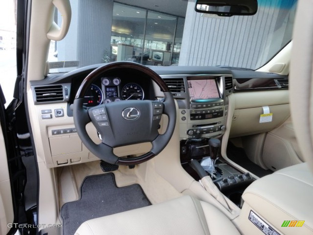 2011 Lexus LX 570 Cashmere Dashboard Photo #59777387