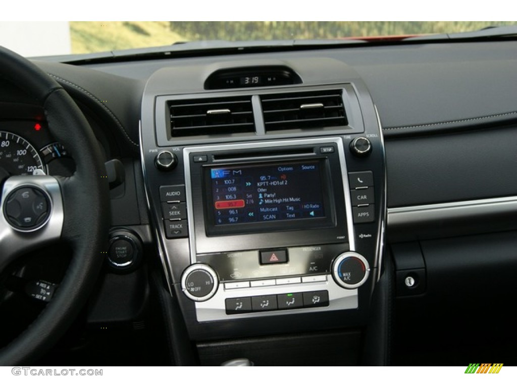 2012 Camry SE V6 - Barcelona Red Metallic / Black photo #13