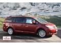 2012 Salsa Red Pearl Toyota Sienna XLE AWD  photo #1