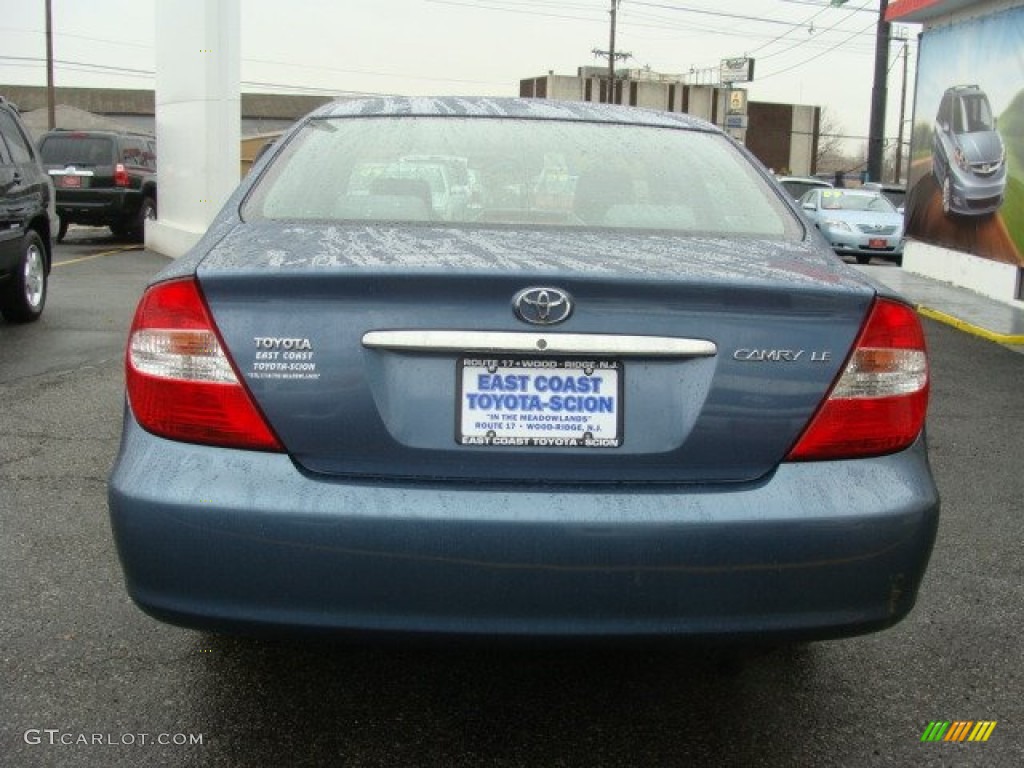 2004 Camry LE - Catalina Blue Metallic / Stone photo #5