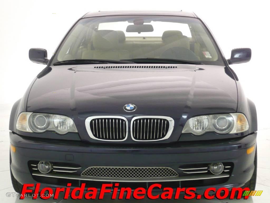 2002 3 Series 330i Coupe - Orient Blue Metallic / Sand photo #5