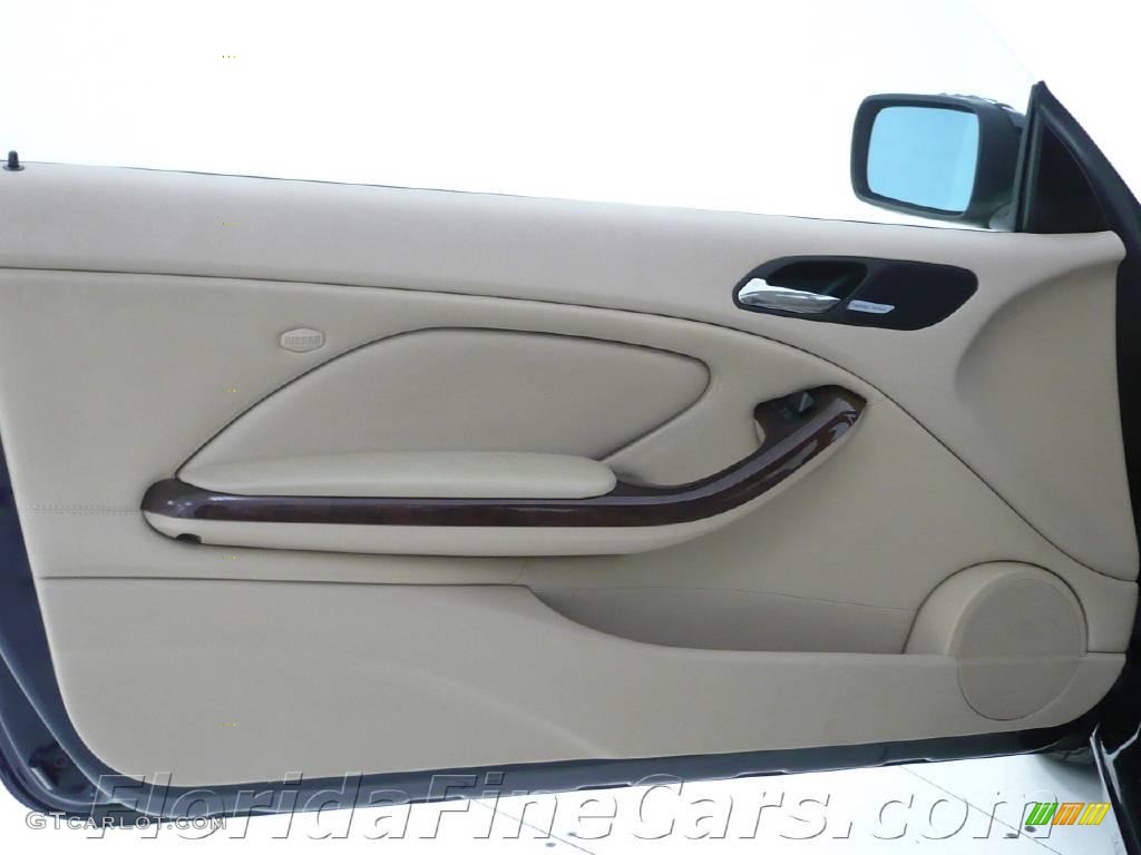2002 3 Series 330i Coupe - Orient Blue Metallic / Sand photo #11