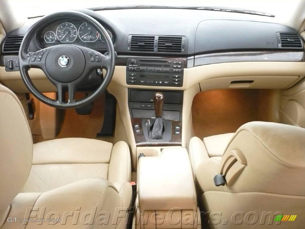 2002 3 Series 330i Coupe - Orient Blue Metallic / Sand photo #15