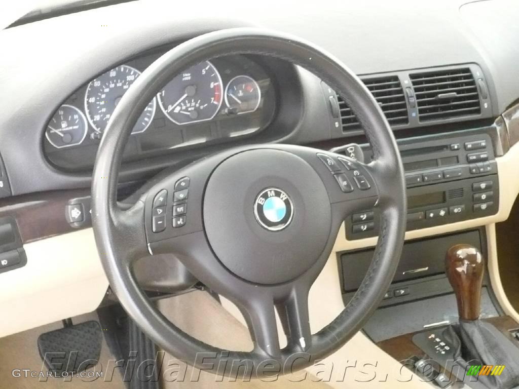 2002 3 Series 330i Coupe - Orient Blue Metallic / Sand photo #16