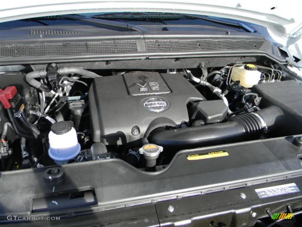 2012 Nissan Armada Platinum 5.6 Liter Flex-Fuel DOHC 32-Valve CVTCS V8 Engine Photo #59780006