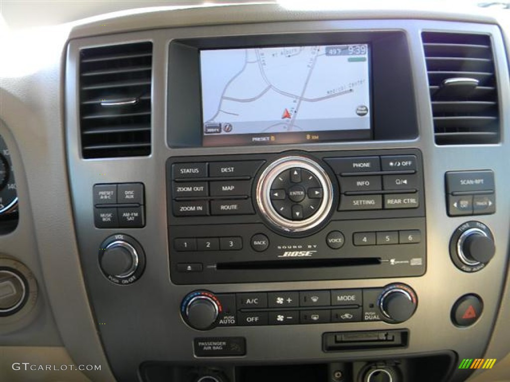 2012 Nissan Armada Platinum Controls Photos