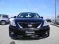 2012 Super Black Nissan Versa 1.6 SL Sedan  photo #2