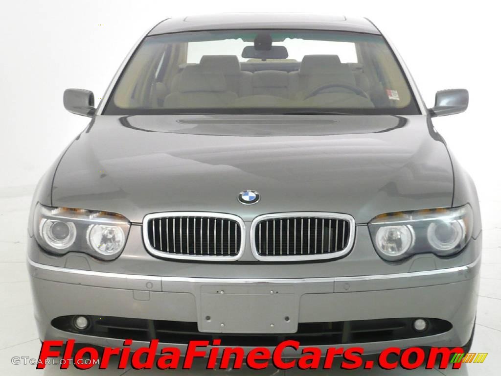 2004 7 Series 745Li Sedan - Sterling Grey Metallic / Dark Beige/Beige III photo #5