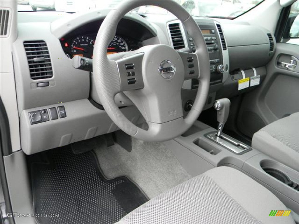 2012 Nissan Frontier SV Crew Cab 4x4 Graphite Dashboard Photo #59780663