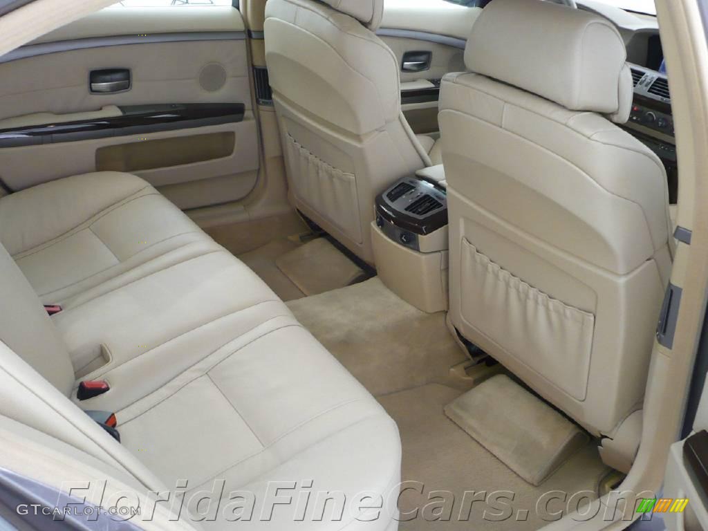 2004 7 Series 745Li Sedan - Sterling Grey Metallic / Dark Beige/Beige III photo #15